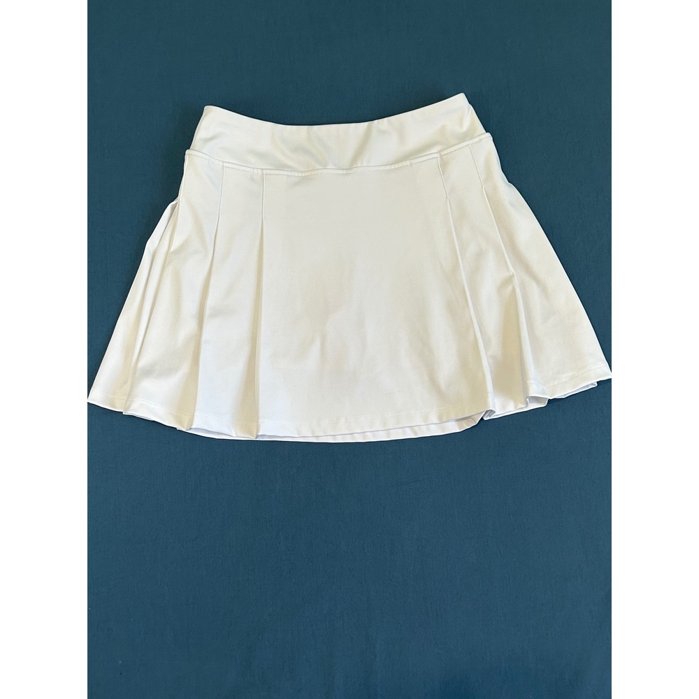 Tommy Bahama Golf White Pleated Skort Athletic Skirt Women Small